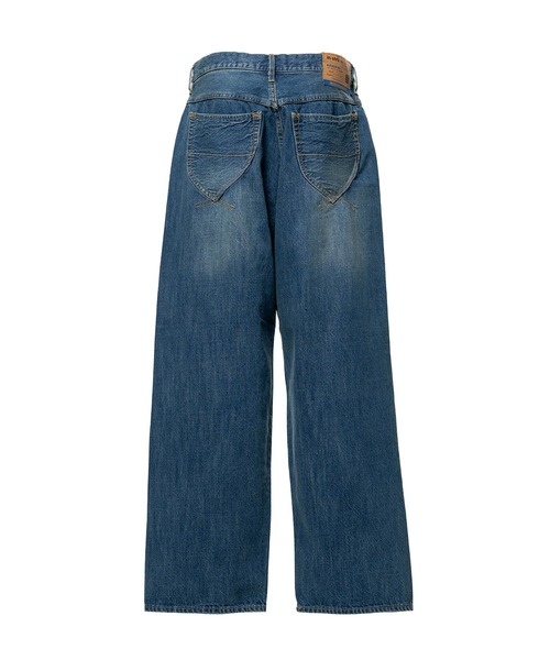 In・stru(men-tal).(インストルメンタル)の「Hard Washed Selvage Denim Baggy Pants(デニムパンツ・メンズ・インディゴブルー/ブラック・44/46/48)」の10枚目の写真
