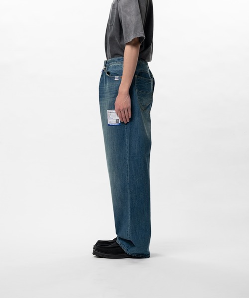 In・stru(men-tal).(インストルメンタル)の「Hard Washed Selvage Denim Baggy Pants(デニムパンツ・メンズ・インディゴブルー/ブラック・44/46/48)」の12枚目の写真