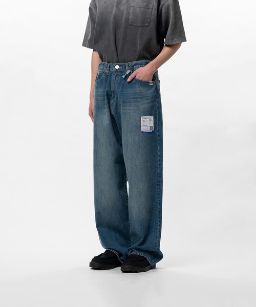 In・stru(men-tal).(インストルメンタル)の「Hard Washed Selvage Denim Baggy Pants(デニムパンツ・メンズ・インディゴブルー/ブラック・44/46/48)」の15枚目の写真