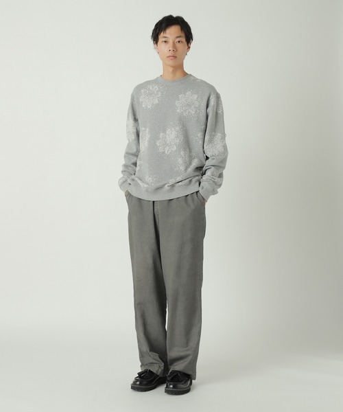 ZUCCa(ズッカ)の「JACQUARD SWEATSHIRT / カットソー(スウェット・レディース・ブラック/グレー・XL/M size)」の4枚目の写真