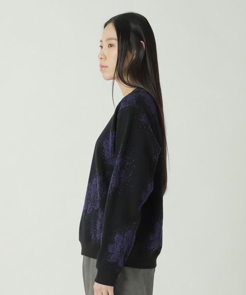 ZUCCa(ズッカ)の「JACQUARD SWEATSHIRT / カットソー(スウェット・レディース・ブラック/グレー・XL/M size)」の6枚目の写真