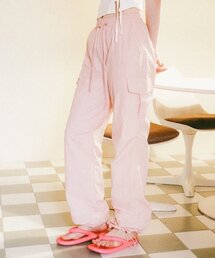 LOSSYROW（ロッシロー）の「String Cargo Sharing Jogger Pants pink（スウェットパンツ）」