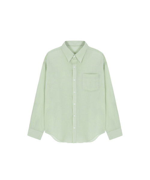 SALAD BAGUNI(サラダバグニ)の「Sheer cotton shirt - mint(シャツ/ブラウス・レディース・その他・FREE)」の1枚目の写真