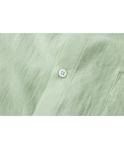 SALAD BAGUNI(サラダバグニ)の「Sheer cotton shirt - mint(シャツ/ブラウス・レディース・その他・FREE)」の4枚目の写真