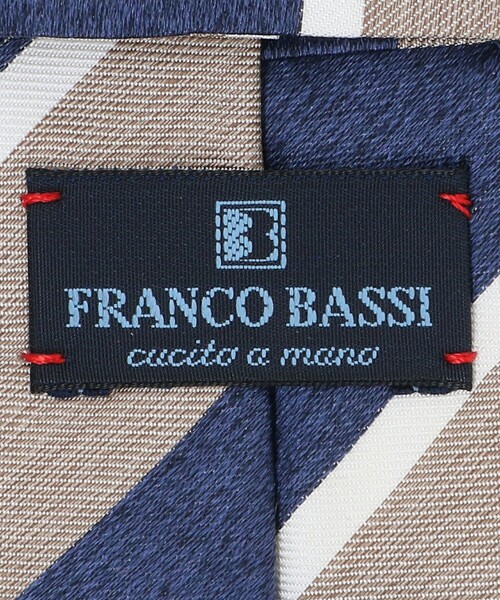 FRANCO BASSI(フランコバッシ)の「<FRANCO BASSI> ファンシー レジメンタル ネクタイ(ネクタイ・メンズ・ピンク/ネイビー・FREE)」の8枚目の写真