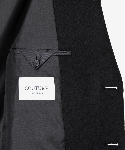 MINDBRIDGE（マインドブリッジ）の「ドゥグッド_[COUTURE]カシミヤオーバーサイズシングルコート（チェスターコート・メンズ・ブラック・100/105/95）」の11枚目の写真