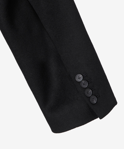 MINDBRIDGE（マインドブリッジ）の「ドゥグッド_[COUTURE]カシミヤオーバーサイズシングルコート（チェスターコート・メンズ・ブラック・100/105/95）」の13枚目の写真