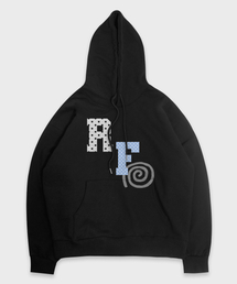 CHICKS（チックス）の「(裏起毛VER追加) アールエフオーバーサイズフードパーカー ブラック（パーカー）」