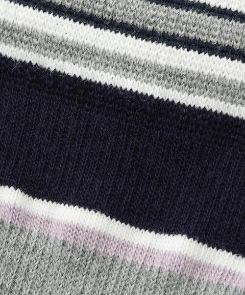 adabat（アダバット）の「5本指ボーダーウォームソックス（ソックス/靴下・レディース・ネイビー系2/ホワイト系3/グレー系2・00）」の8枚目の写真