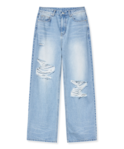 Midnight Move（ミッドナイトムーブ）の「dg ws pants (blue)（デニムパンツ・レディース・その他・S/M）」の2枚目の写真