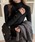 blackdia ocean�i�u���b�N�_�C���I�[�V�����j�́ublackdia ocean �n�C�l�b�N ���{�^�� ���u�j�b�g�� �J�b�g�\�[�iT�V���c/�J�b�g�\�[�j�v�b�u���b�N