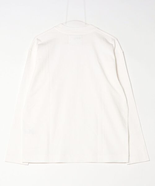 MHL.（エムエイチエル）の「SMOOTH COTTON JERSEY TOP（Tシャツ/カットソー・メンズ・グレー系その他3/ホワイト/ブラック・LARGE/MEDIUM）」の6枚目の写真