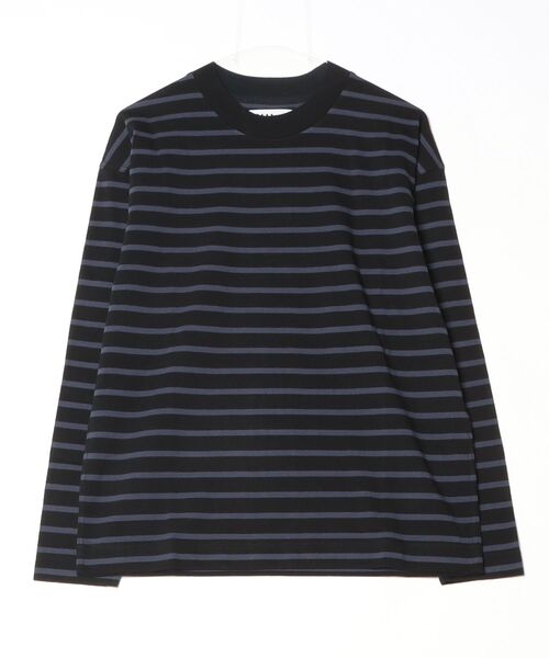 MHL.（エムエイチエル）の「SMOOTH COTTON JERSEY TOP（Tシャツ/カットソー・メンズ・グレー系その他3/ホワイト/ブラック・LARGE/MEDIUM）」の11枚目の写真