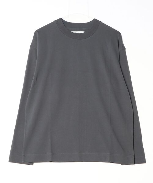 MHL.（エムエイチエル）の「SMOOTH COTTON JERSEY TOP（Tシャツ/カットソー・メンズ・グレー系その他3/ホワイト/ブラック・LARGE/MEDIUM）」の14枚目の写真