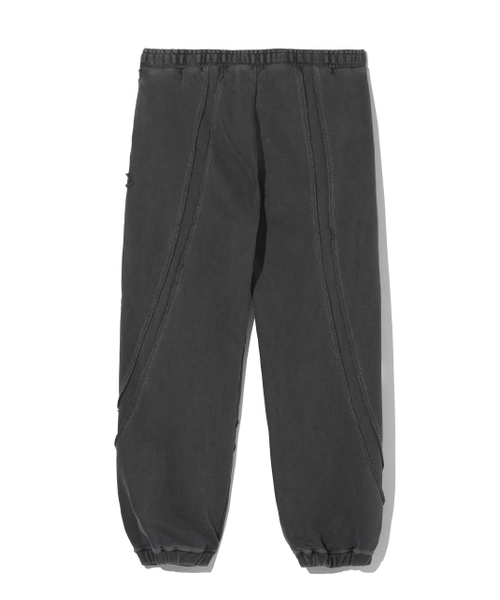 LORES（ロアス）の「Curved Line Dyed Sweatpants - Charcoal（スウェットパンツ・レディース・その他・M/L）」の7枚目の写真
