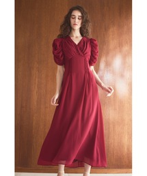 Dramatic summer belted dress ティアードサマードレス（ワンピース