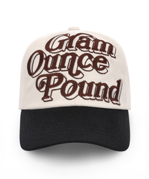 GRAM OUNCE POUND（グラムオンスポンド）の「70S LOGO 6-PANEL CAP Two Tone Beige（キャップ）」