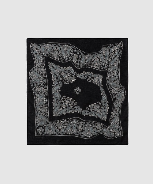 SUGARHILL（シュガーヒル）の「BANDANA（バンダナ/スカーフ・メンズ・レッド/パープル/ネイビー/ミント/ブラック・0）」の2枚目の写真