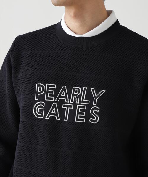 PEARLY GATES(パーリーゲイツ)の「【PEARLY GATES】PG is PG ロゴジャガードクルーネックニットプルオーバー(ニット/セーター・メンズ・グリーン/ネイビー/ホワイト・X-LARGE/XX-LARGE/MEDIUM/LARGE)」の8枚目の写真