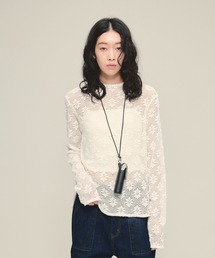 eL | 【eL】Mesh Lace Pullover/641305(Tシャツ/カットソー)