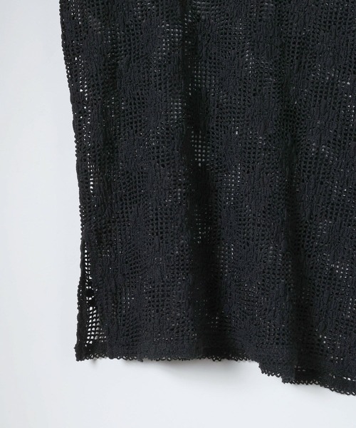 eL（エル）の「【eL】Mesh Lace Pullover/641305（Tシャツ/カットソー・レディース・ブラック/オフホワイト・FREE）」の20枚目の写真