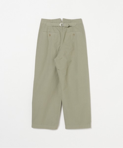 HELIOPOLE(エリオポール)の「CINCH BACK PANTS(その他パンツ・レディース・ベージュ/ホワイト/オリーブ・38/36)」の6枚目の写真