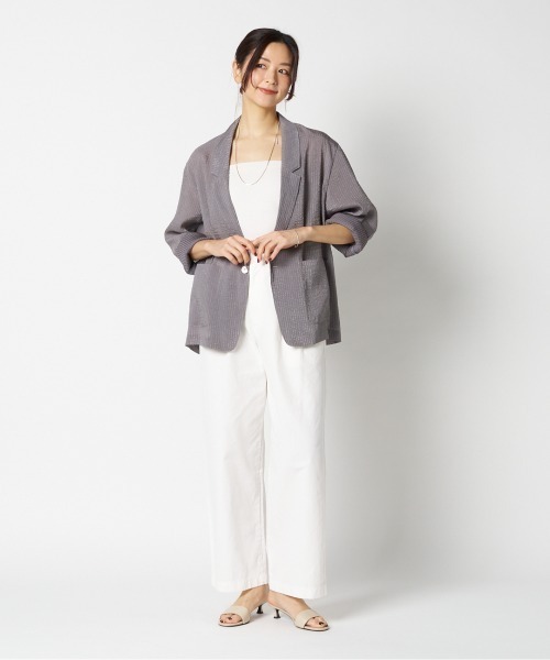 HELIOPOLE(エリオポール)の「CINCH BACK PANTS(その他パンツ・レディース・ベージュ/ホワイト/オリーブ・38/36)」の18枚目の写真