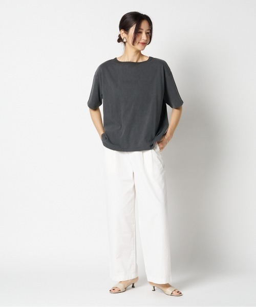 HELIOPOLE(エリオポール)の「CINCH BACK PANTS(その他パンツ・レディース・ベージュ/ホワイト/オリーブ・38/36)」の20枚目の写真