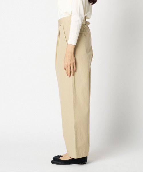 HELIOPOLE(エリオポール)の「CINCH BACK PANTS(その他パンツ・レディース・ベージュ/ホワイト/オリーブ・38/36)」の14枚目の写真