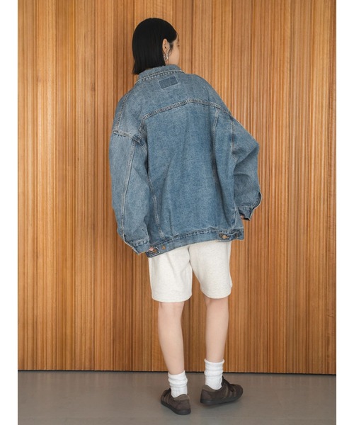 FRUIT OF THE LOOM(フルーツオブザルーム)の「FRUIT OF THE LOOM別注 ロゴスウェットハーフパンツ(スウェットパンツ・レディース・アイボリー/ネイビー・FREE)」の20枚目の写真