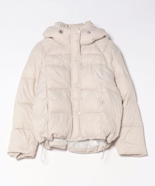 Didot.showroom（ディドット ショールーム）の「中綿ダウンジャケット（ダウンジャケット/コート・レディース・ブラック/アイボリー・FREE）」の2枚目の写真