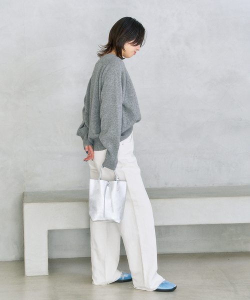 LE TALON（ルタロン）の「MILLELA FIRENZE/ミレッラ METALLIC MINI TOTE（トートバッグ・レディース・ブラック/シルバー/ゴールド・FREE）」の8枚目の写真