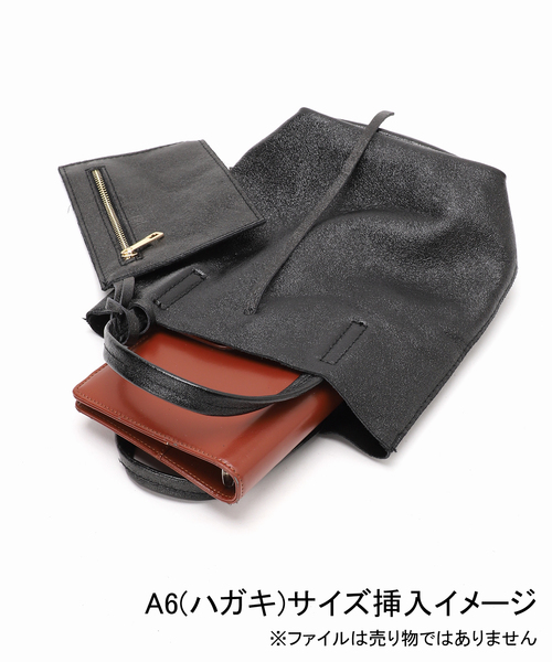 LE TALON（ルタロン）の「MILLELA FIRENZE/ミレッラ METALLIC MINI TOTE（トートバッグ・レディース・ブラック/シルバー/ゴールド・FREE）」の13枚目の写真