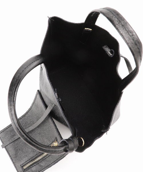 LE TALON（ルタロン）の「MILLELA FIRENZE/ミレッラ METALLIC MINI TOTE（トートバッグ・レディース・ブラック/シルバー/ゴールド・FREE）」の14枚目の写真