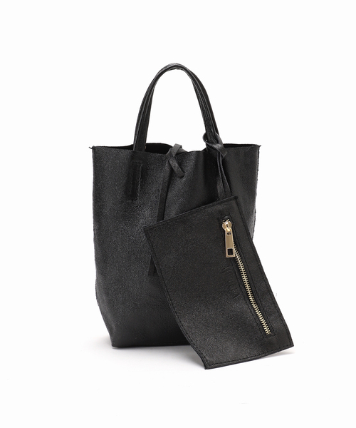 LE TALON（ルタロン）の「MILLELA FIRENZE/ミレッラ METALLIC MINI TOTE（トートバッグ・レディース・ブラック/シルバー/ゴールド・FREE）」の17枚目の写真