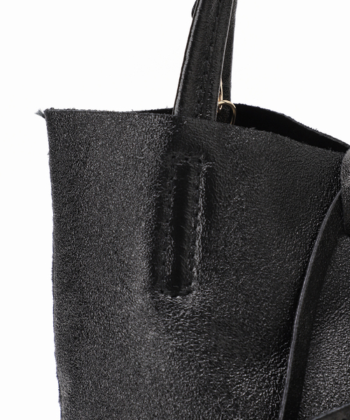 LE TALON(ルタロン)の「MILLELA FIRENZE/ミレッラ METALLIC MINI TOTE(トートバッグ・レディース・ブラック/シルバー/ゴールド・FREE)」の7枚目の写真
