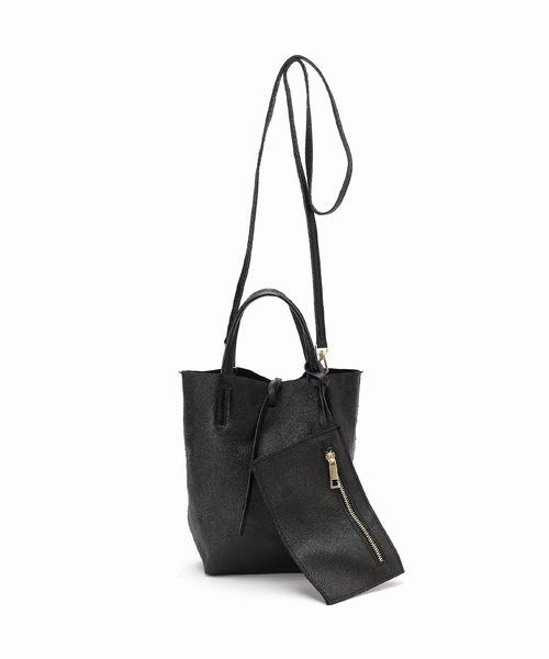LE TALON(ルタロン)の「MILLELA FIRENZE/ミレッラ METALLIC MINI TOTE(トートバッグ・レディース・ブラック/シルバー/ゴールド・FREE)」の10枚目の写真