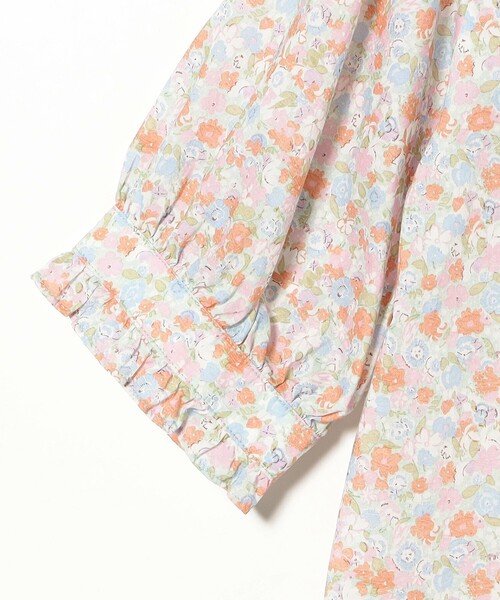 BEAMS BOY(ビームスボーイ)の「【8/20再値下げ】リバティ フリル 5分袖 シャツ(シャツ/ブラウス・レディース・サックスブルー/ネイビー・ONE SIZE)」の7枚目の写真