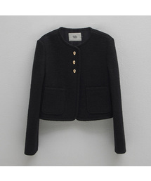 ATELIER NAIN | WOOL SET-UP CROP JACKET(JK-2987)(その他アウター)