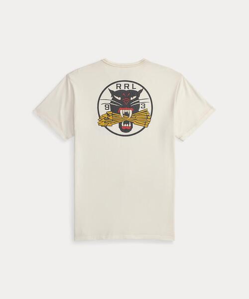 RRL（ダブル アール エル）の「ガーメントダイド ジャージー グラフィック Tシャツ（Tシャツ/カットソー・メンズ・ホワイト・L/M/S/XL）」の8枚目の写真