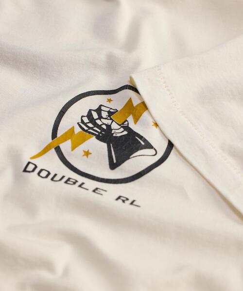 RRL（ダブル アール エル）の「ガーメントダイド ジャージー グラフィック Tシャツ（Tシャツ/カットソー・メンズ・ホワイト・L/M/S/XL）」の7枚目の写真