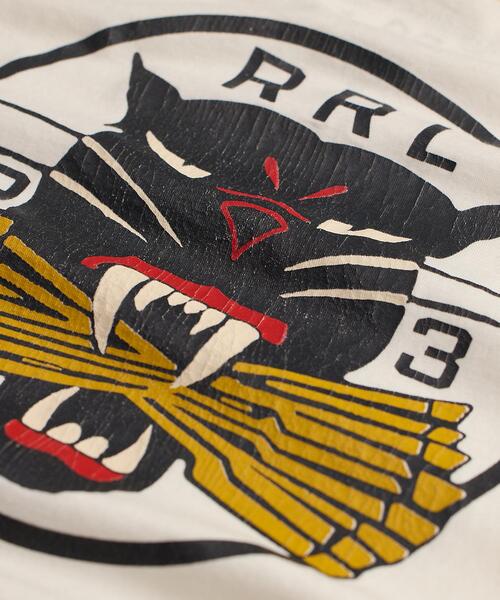 RRL（ダブル アール エル）の「ガーメントダイド ジャージー グラフィック Tシャツ（Tシャツ/カットソー・メンズ・ホワイト・L/M/S/XL）」の6枚目の写真