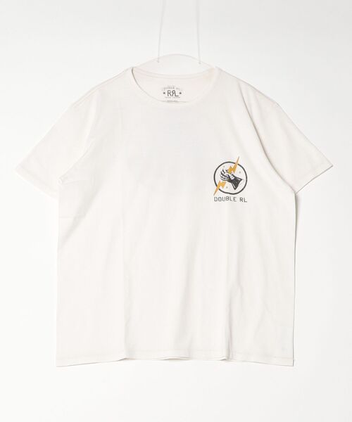 RRL（ダブル アール エル）の「ガーメントダイド ジャージー グラフィック Tシャツ（Tシャツ/カットソー・メンズ・ホワイト・L/M/S/XL）」の3枚目の写真