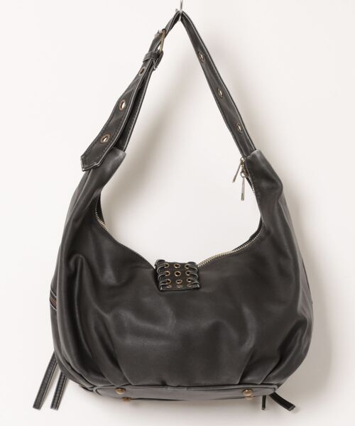 ANAP（アナップ）の「スタッズ vintage加工 フェイク レザー バッグ（ショルダーバッグ・レディース・ブラック/ブラウン・F）」の19枚目の写真