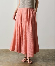 WALANCE（ワランス）の「natural dye Sheer Cotton Check flare skirt（スカート）」