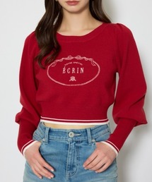 rienda（リエンダ）の「ロゴニットトップス 春服（ニット/セーター）」