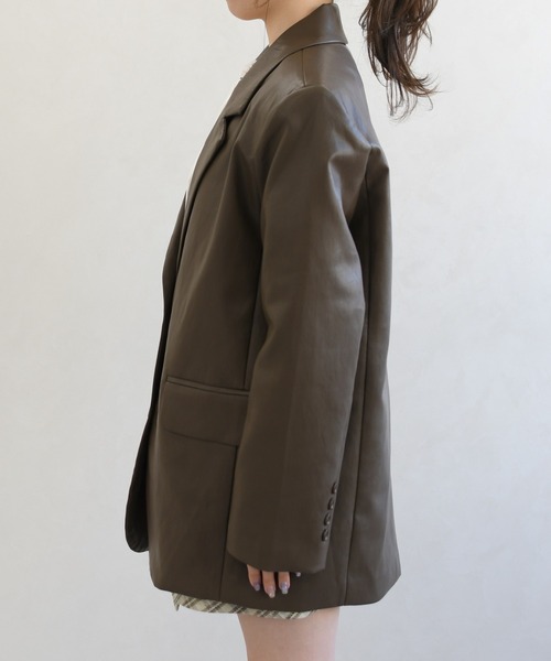 31 Sons de mode（トランテアン　ソン　ドゥ　モード）の「一部店舗限定 シングルテーラードジャケット（テーラードジャケット・レディース・ブラウン・ﾌﾘ-）」の15枚目の写真