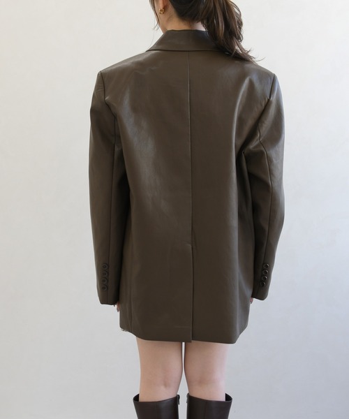 31 Sons de mode（トランテアン　ソン　ドゥ　モード）の「一部店舗限定 シングルテーラードジャケット（テーラードジャケット・レディース・ブラウン・ﾌﾘ-）」の16枚目の写真