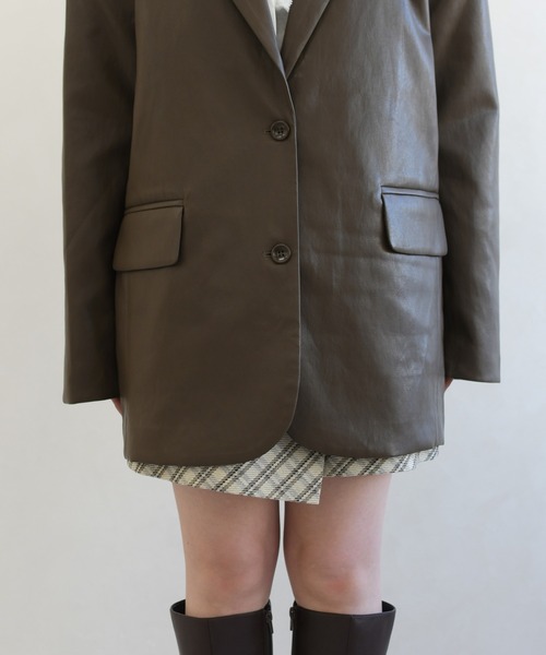 31 Sons de mode（トランテアン　ソン　ドゥ　モード）の「一部店舗限定 シングルテーラードジャケット（テーラードジャケット・レディース・ブラウン・ﾌﾘ-）」の20枚目の写真