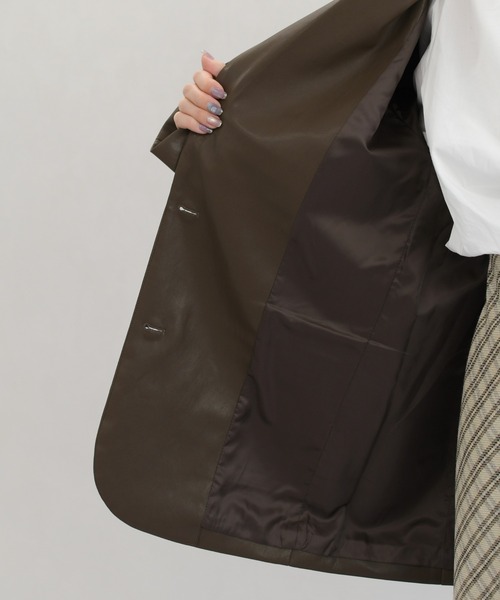 31 Sons de mode（トランテアン　ソン　ドゥ　モード）の「一部店舗限定 シングルテーラードジャケット（テーラードジャケット・レディース・ブラウン・ﾌﾘ-）」の22枚目の写真